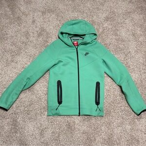 Nike Green Zip-Up Hoodie - Small/Tall